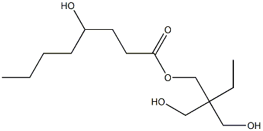 4-Hydroxyoctanoic acid 2,2-bis(hydroxymethyl)butyl ester Structure