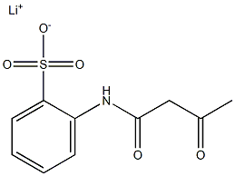 2-(Acetoacetylamino)benzenesulfonic acid lithium salt 구조식 이미지