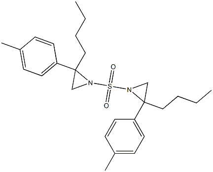4-Methylphenyl(2-butylaziridine-1-yl) sulfone 구조식 이미지