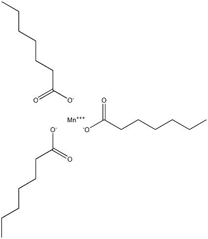 Triheptanoic acid manganese(III) salt 구조식 이미지