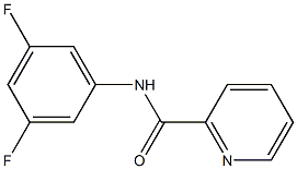 N-(3,5-Difluorophenyl)pyridine-2-carboxamide 구조식 이미지