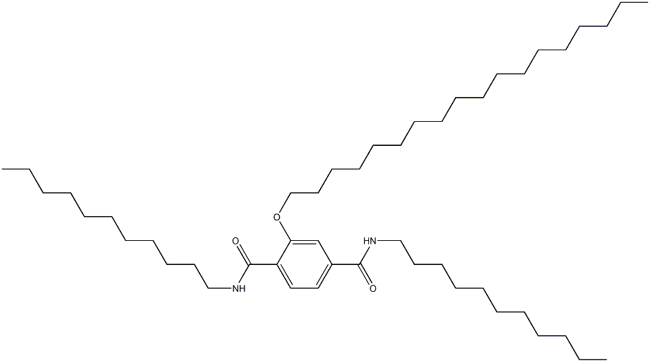 2-(Octadecyloxy)-N,N'-diundecylterephthalamide Structure
