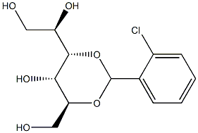 3-O,5-O-(2-Chlorobenzylidene)-L-glucitol Structure