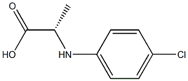 N-(4-Chlorophenyl)-L-alanine 구조식 이미지