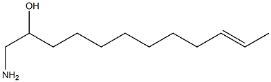 1-Amino-10-dodecen-2-ol 구조식 이미지