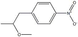 4-Nitro-1-(2-methoxypropyl)benzene Structure