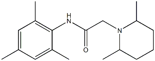 2,6-Dimethyl-N-(2,4,6-trimethylphenyl)-1-piperidineacetamide Structure
