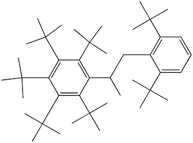 2-(Penta-tert-butylphenyl)-1-(2,6-di-tert-butylphenyl)propane 구조식 이미지