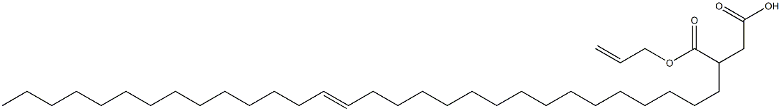 3-(16-Triacontenyl)succinic acid 1-hydrogen 4-allyl ester Structure