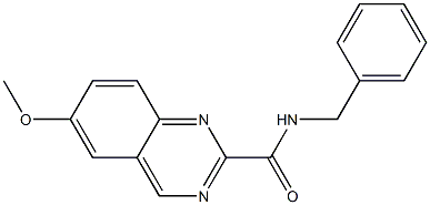 N-Benzyl-6-methoxyquinazoline-2-carboxamide Structure