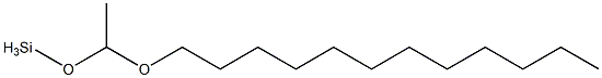 [1-(Dodecyloxy)ethoxy]silane Structure