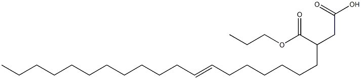 3-(7-Nonadecenyl)succinic acid 1-hydrogen 4-propyl ester Structure