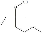 1-Ethyl-1-methylpentyl hydroperoxide 구조식 이미지