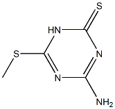 4-Amino-6-methylthio-1,3,5-triazine-2(1H)-thione 구조식 이미지