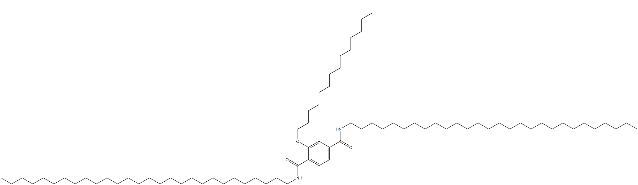 2-(Pentadecyloxy)-N,N'-dioctacosylterephthalamide 구조식 이미지