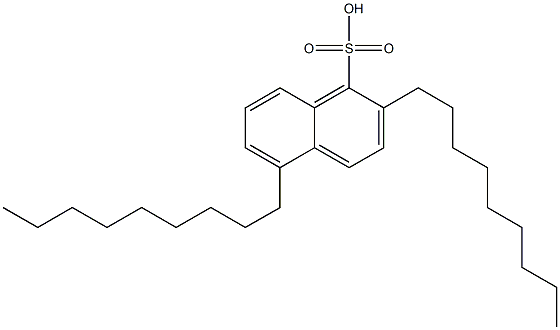 2,5-Dinonyl-1-naphthalenesulfonic acid Structure