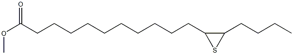 12,13-Epithioheptadecanoic acid methyl ester 구조식 이미지