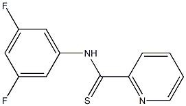 N-[3,5-Difluorophenyl]pyridine-2-carbothioamide 구조식 이미지