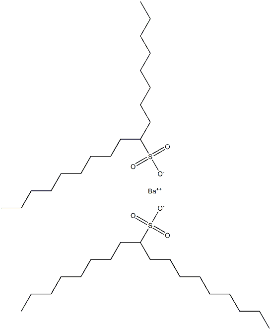 Bis(octadecane-9-sulfonic acid)barium salt Structure