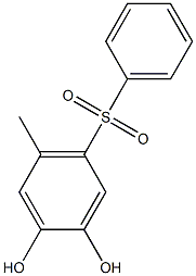 3,4-Dihydroxy-6-methyl[sulfonylbisbenzene] Structure