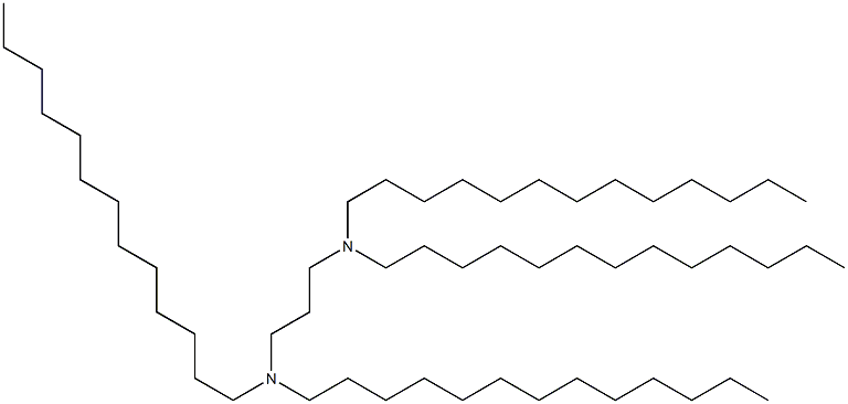 N,N,N',N'-Tetratridecyl-1,3-propanediamine Structure