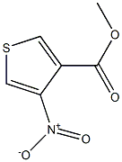 4-Nitro-3-thiophenecarboxylic acid methyl ester 구조식 이미지