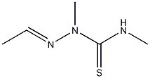 Acetaldehyde 2,4-dimethyl thiosemicarbazone 구조식 이미지