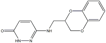 6-[[[(2,3-Dihydro-1,4-benzodioxin)-2-yl]methyl]amino]pyridazin-3(2H)-one Structure