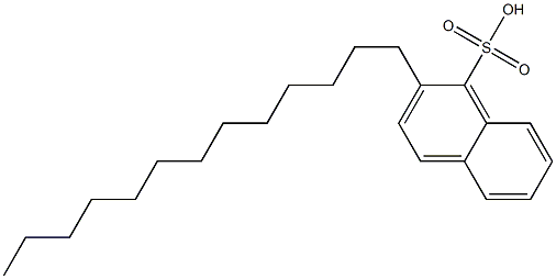 2-Tridecyl-1-naphthalenesulfonic acid Structure