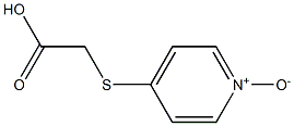 4-(Carboxymethylthio)pyridine 1-oxide Structure