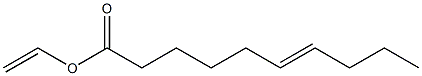 6-Decenoic acid ethenyl ester Structure