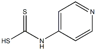 4-Pyridinylcarbamodithioic acid Structure