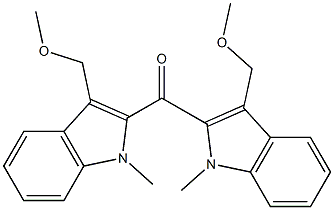 Methoxymethyl(1-methyl-1H-indol-2-yl) ketone 구조식 이미지