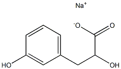 (-)-3-(m-Hydroxyphenyl)-L-lactic acid sodium salt 구조식 이미지