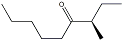 [R,(-)]-3-Methylnonane-4-one 구조식 이미지