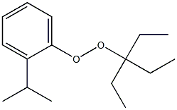 2-Isopropylphenyl 1,1-diethylpropyl peroxide Structure