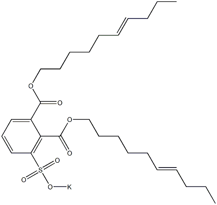 3-(Potassiosulfo)phthalic acid di(6-decenyl) ester Structure