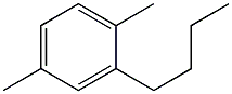 1,4-Dimethyl-2-butylbenzene 구조식 이미지