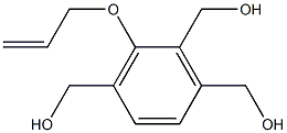 1-Allyloxy-2,3,6-tris(hydroxymethyl)benzene Structure