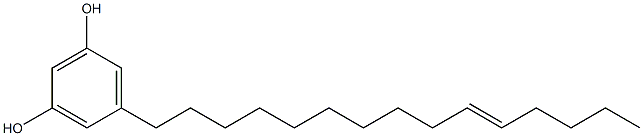 5-(10-Pentadecenyl)resorcinol 구조식 이미지