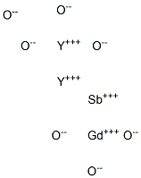 Diyttrium gadolinium antimony heptaoxide 구조식 이미지