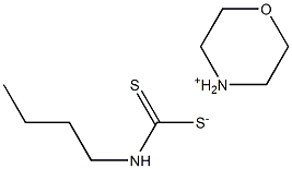 Morpholinium butyl dithiocarbamate Structure