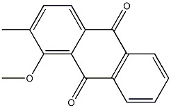 1-Methoxy-2-methylanthracene-9,10-dione 구조식 이미지