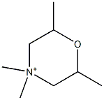 2,4,4,6-Tetramethylmorpholinium Structure