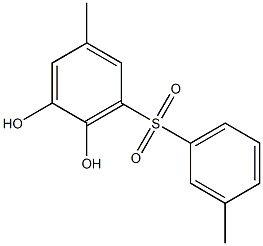 5,6-Dihydroxy-3,3'-dimethyl[sulfonylbisbenzene] Structure