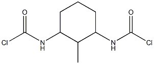 N,N'-Bis(chloroformyl)-2-methyl-1,3-cyclohexanediamine 구조식 이미지