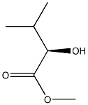 (R)-2-Hydroxy-3-methylbutanoic acid methyl ester 구조식 이미지