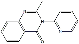 2-Methyl-3-(2-pyridyl)quinazolin-4(3H)-one 구조식 이미지