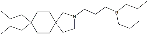 2-[3-(Dipropylamino)propyl]-8,8-dipropyl-2-azaspiro[4.5]decane Structure