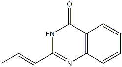 2-[(E)-1-Propenyl]quinazolin-4(3H)-one 구조식 이미지